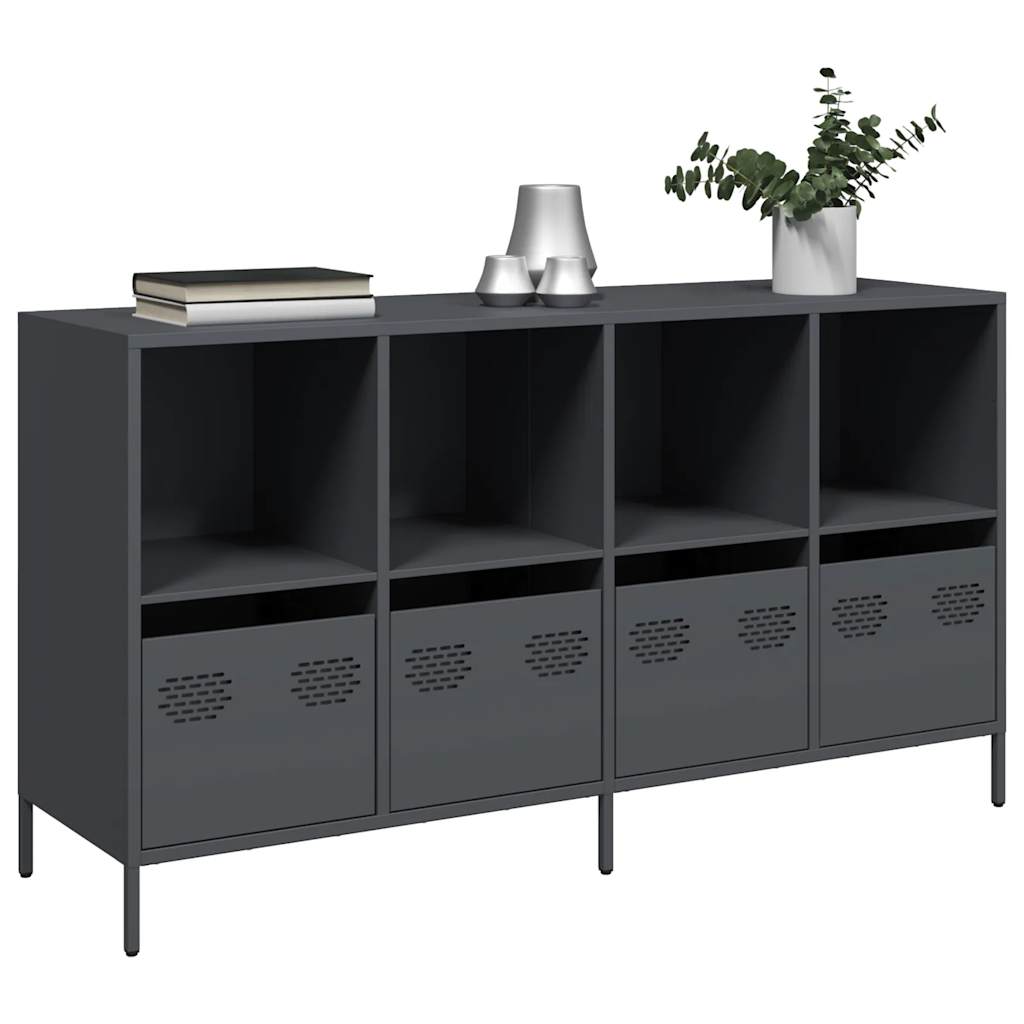 Sideboard Anthracite 135x39x73.5 cm Cold-rolled Steel